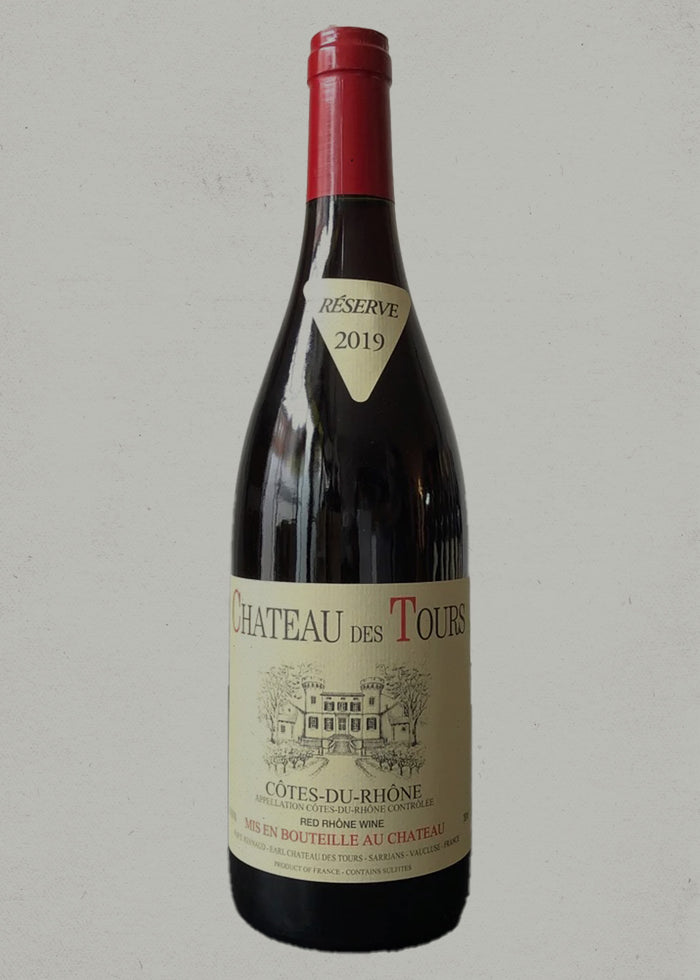 2019 Chateau des Tours, Cotes du Rhone, Southern Rhone, France