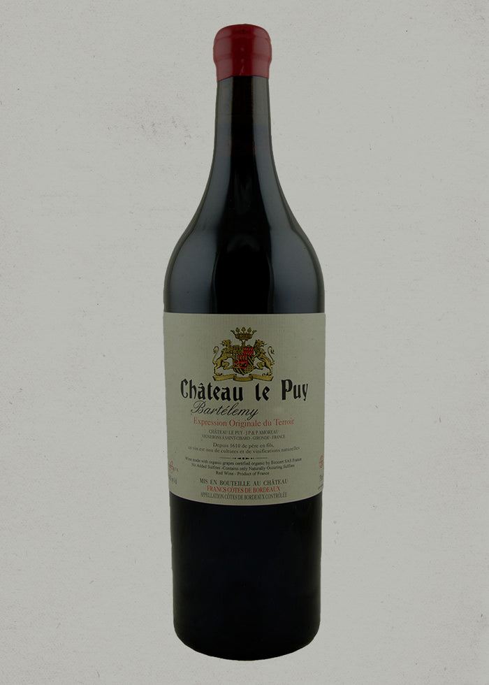 2018 Château le Puy, Barthélemy, Bordeaux, France