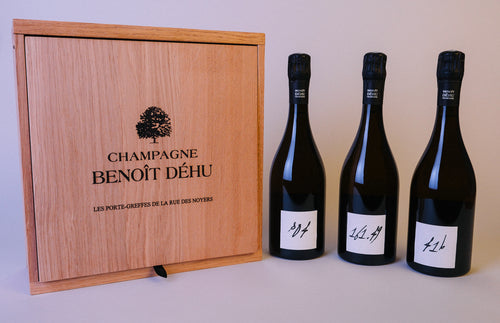 2014 Benoit Dehu, Portes Greffe, Vallée de la Marne, Champagne, France - Original Wood Case 3 pack