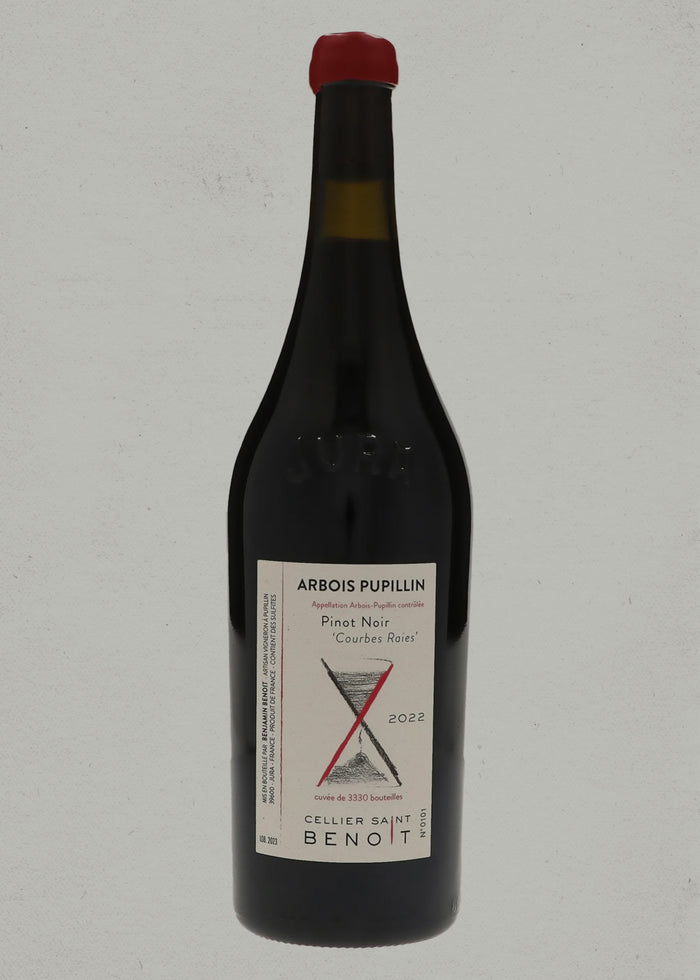 2022 Cellier Saint Benoit, Courbes Raies, Pinot Noir, Arbois Pupillin, Jura, France