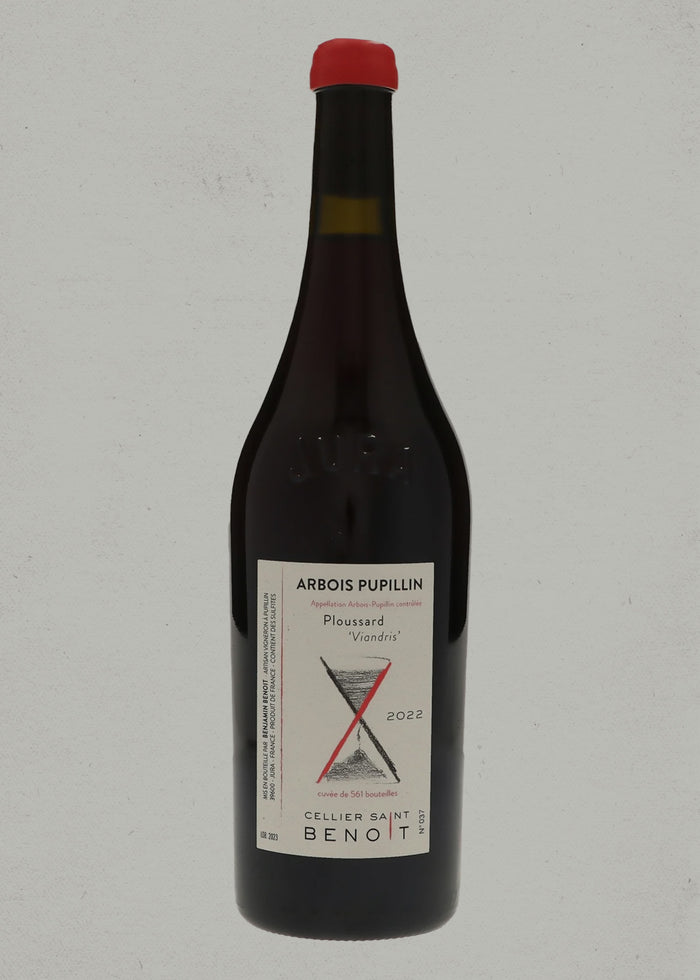 2022 Cellier Saint Benoit, Viandris, Ploussard, Arbois Pupillin, Jura, France