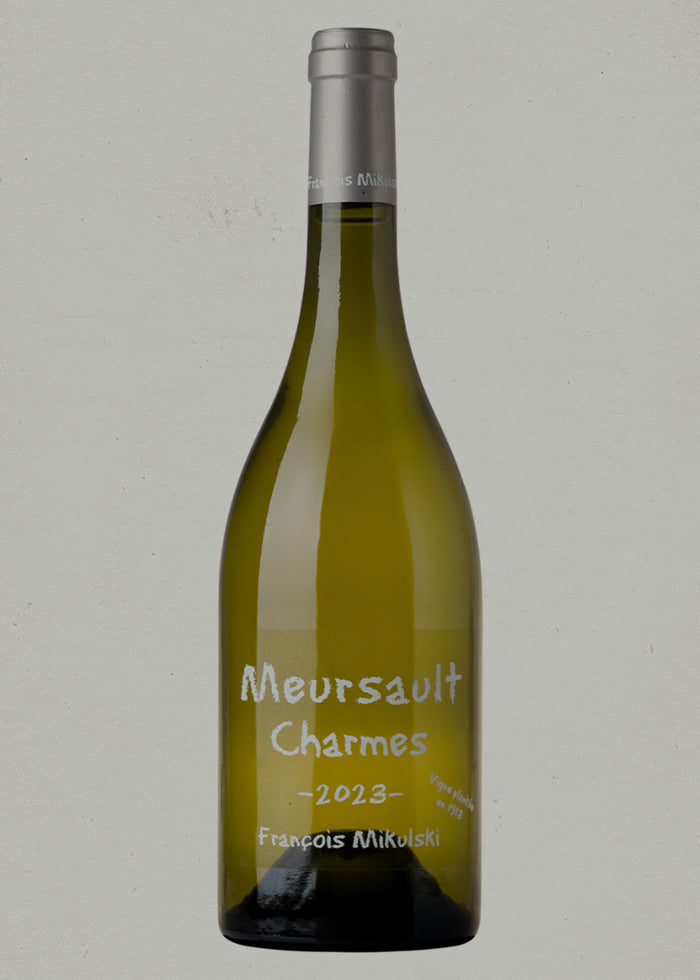 2023 François Mikulski, Meursault, Charmes Vieilles Vignes, 1er Cru, Burgundy, France - PRE ARRIVAL