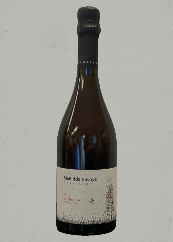 NV Mathilde Savoye, Rosé de Meunier, Vallée de la Marne, Champagne, France