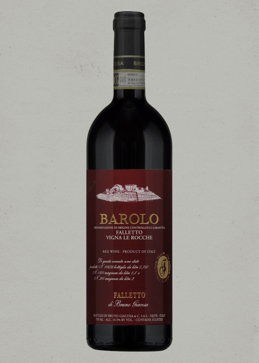 2016 Bruno Giacosa, Barolo Riserva, Falletto Vigna Le Rocche, Piedmont, Italy - Magnum