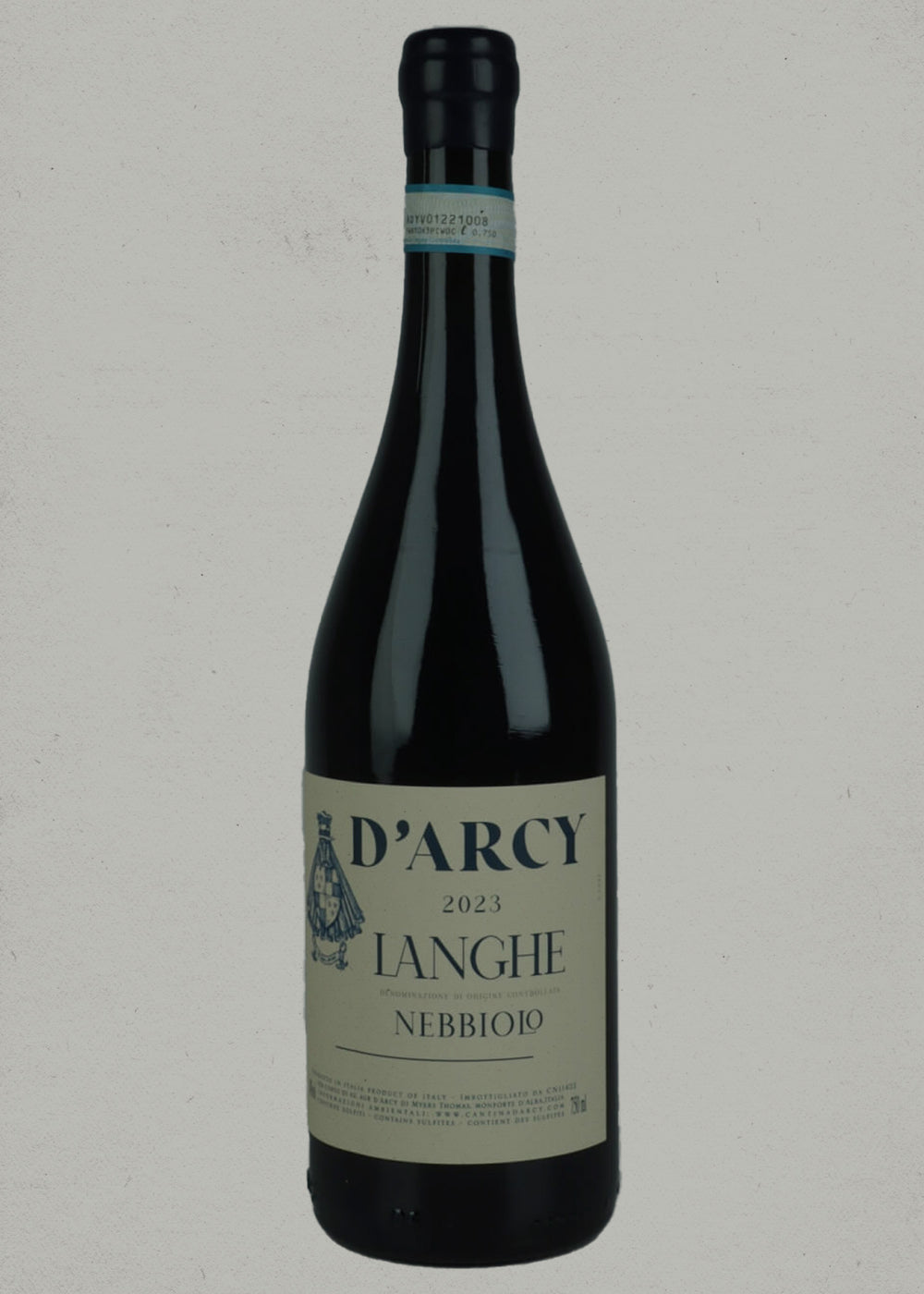 2023 Cantina D'Arcy, nebbiolo, Langhe, Piedmont, Italy