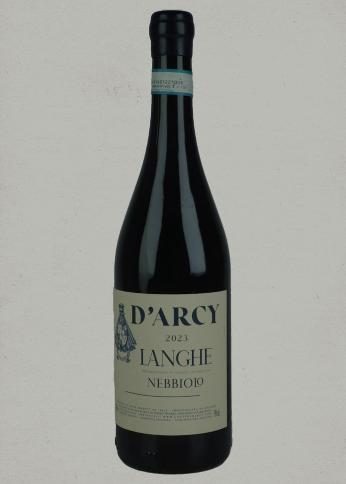 2023 Cantina D'Arcy, nebbiolo, Langhe, Piedmont, Italy
