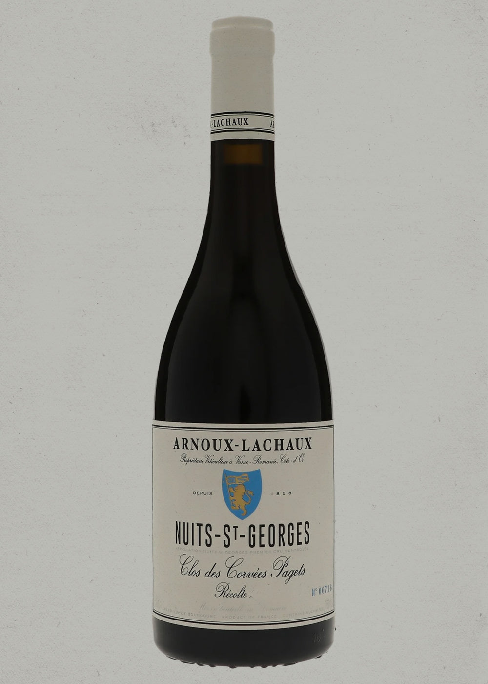 2022 Domaine  Arnoux-Lachaux, Clos des Corvees Pagets, Nuits St. Georges, 1er Cru, Burgundy, France