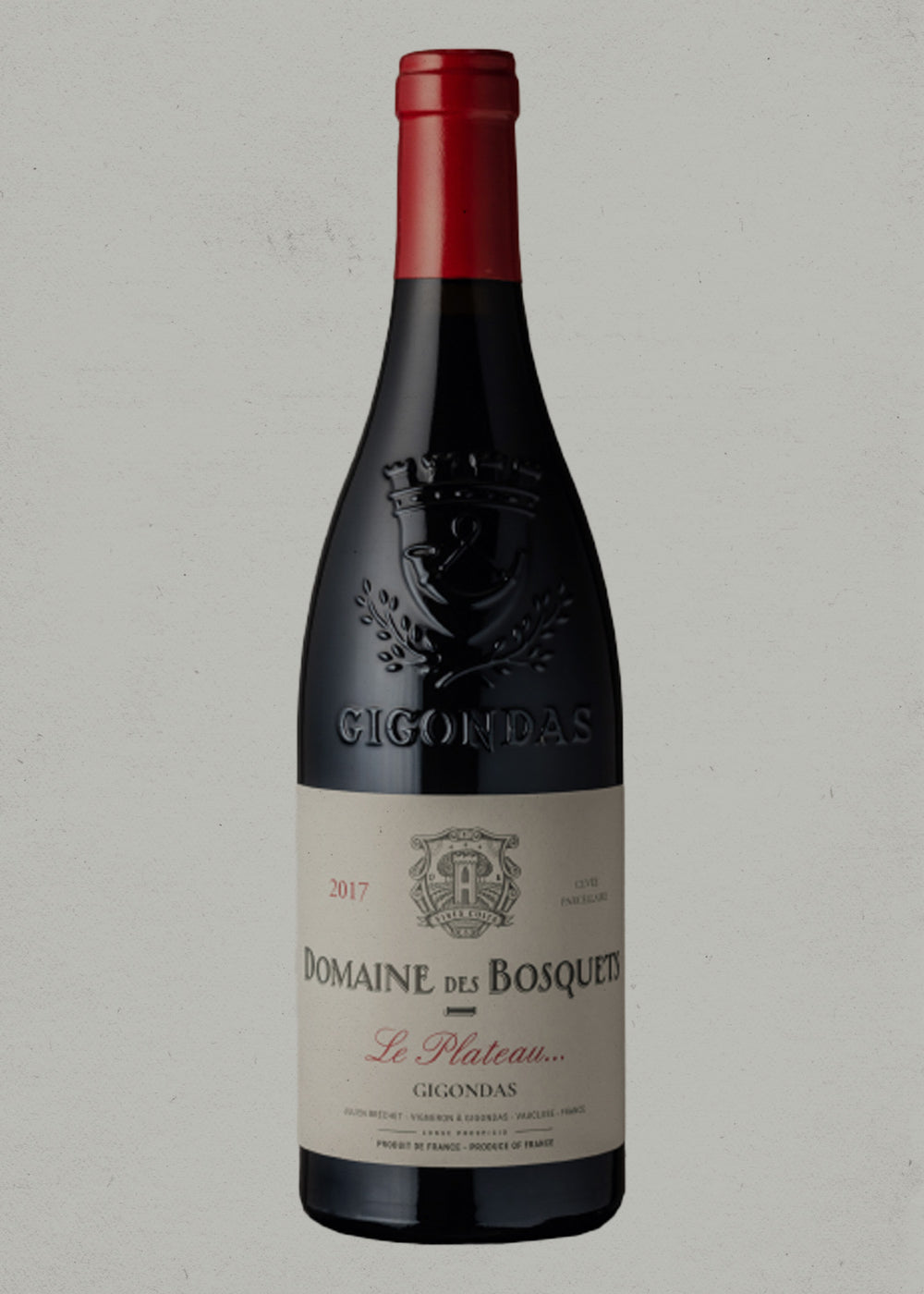 2017 Domaine des Bosquets, Le Plateau, Gigondas, Southern Rhône, FR