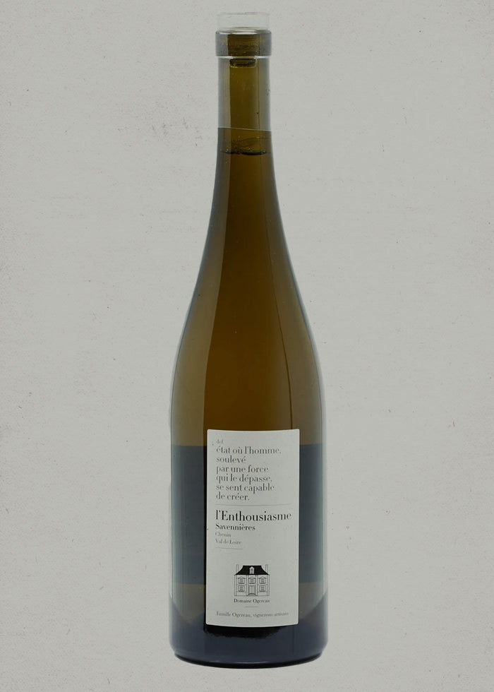 2020 Famille Ogereau, Savennières, L'Enthousiasme, Loire Valley,  France