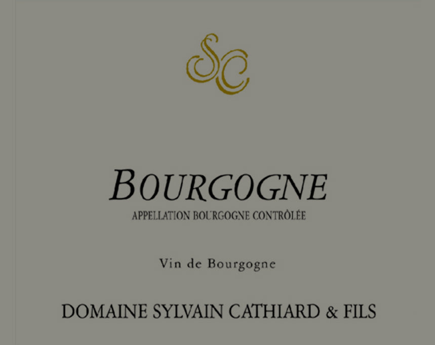 2022 Sylvain Cathiard et Fils, Bourgone Rouge