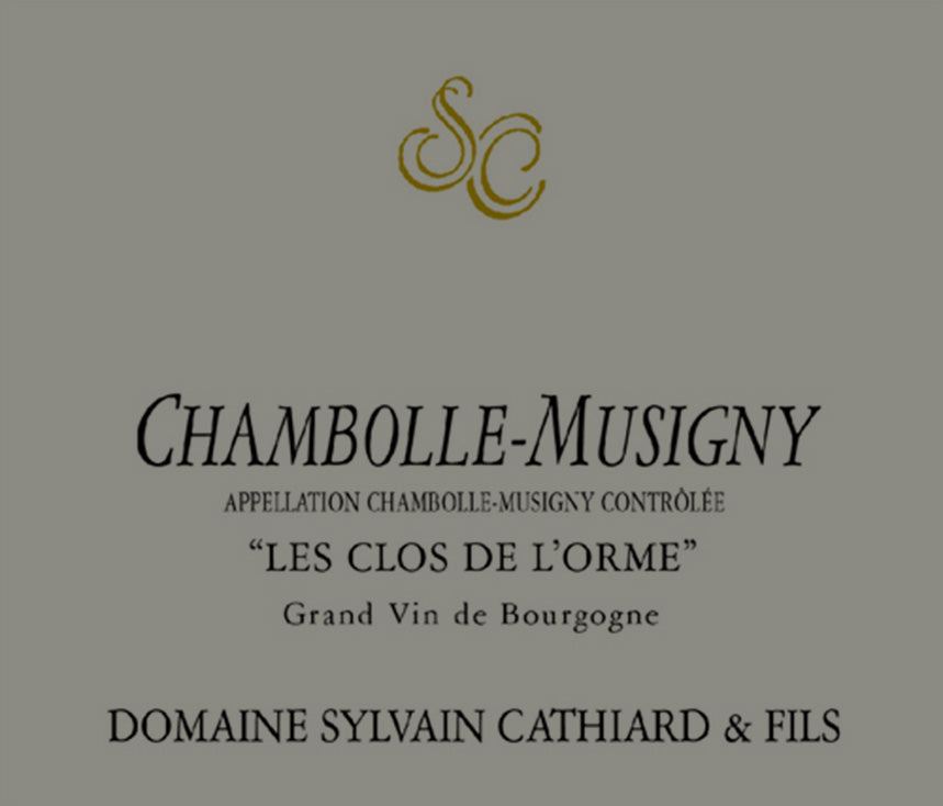 2022 Sylvain Cathiard et Fils, Chambolle-Musigny, Clos de L'Orme