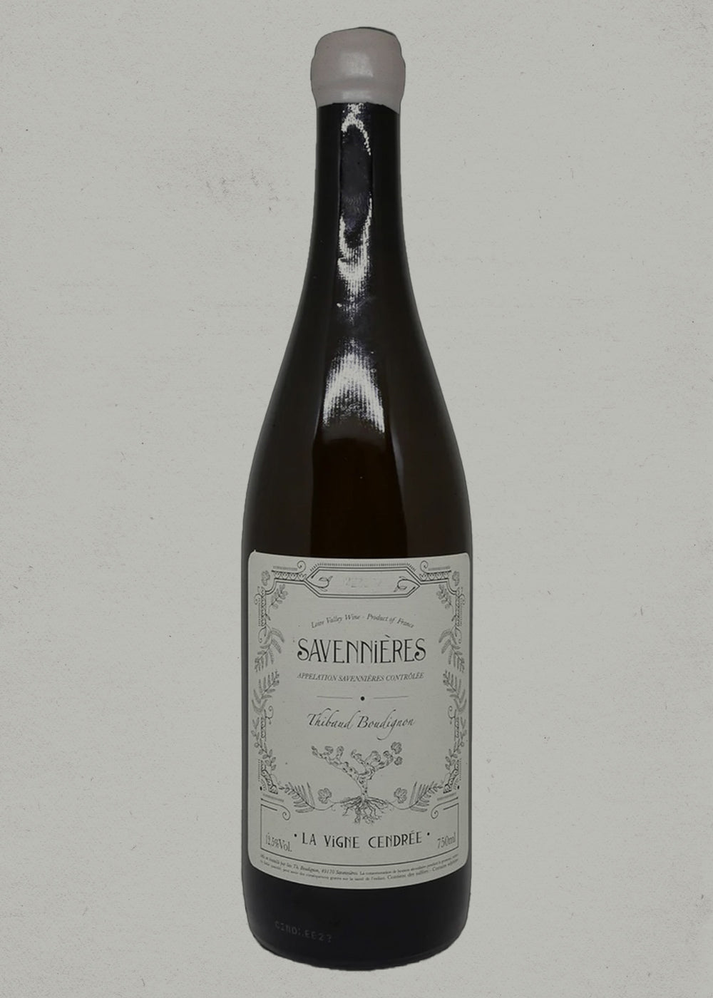 2023 Thibaud Boudignon, La Vigne Cendree, Savennieres, Loire Valley, France