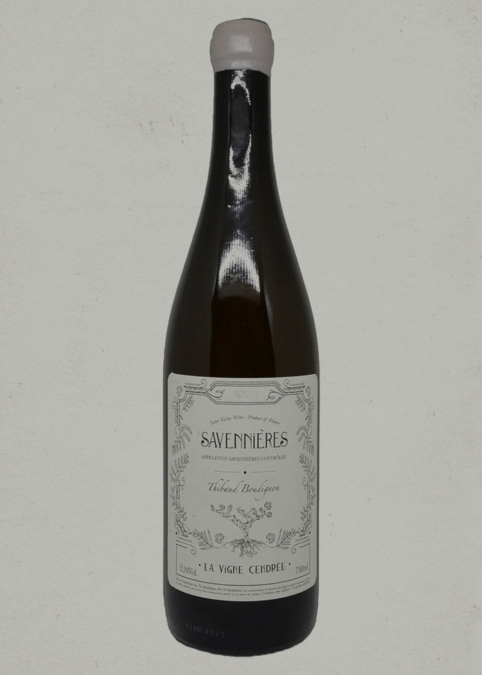 2023 Thibaud Boudignon, La Vigne Cendree, Savennieres, Loire Valley, France